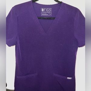 Figs purple scrubs set